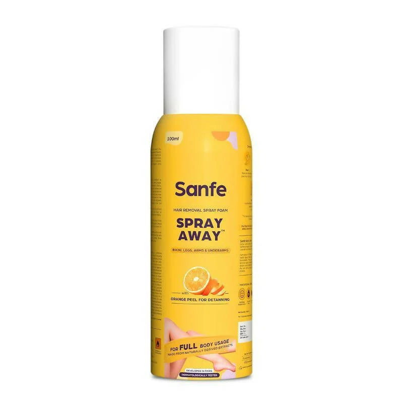 Sanfe Painless & Detan Hair Removal Spray Cream For Women -100 ml Mytrendzcart