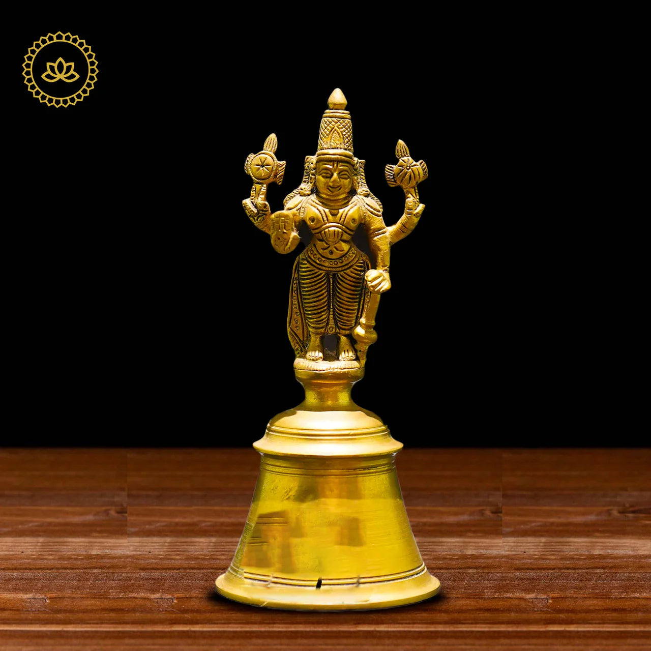 Vishnu Hand Bell - Divine Melodies for Homes Mytrendzcart