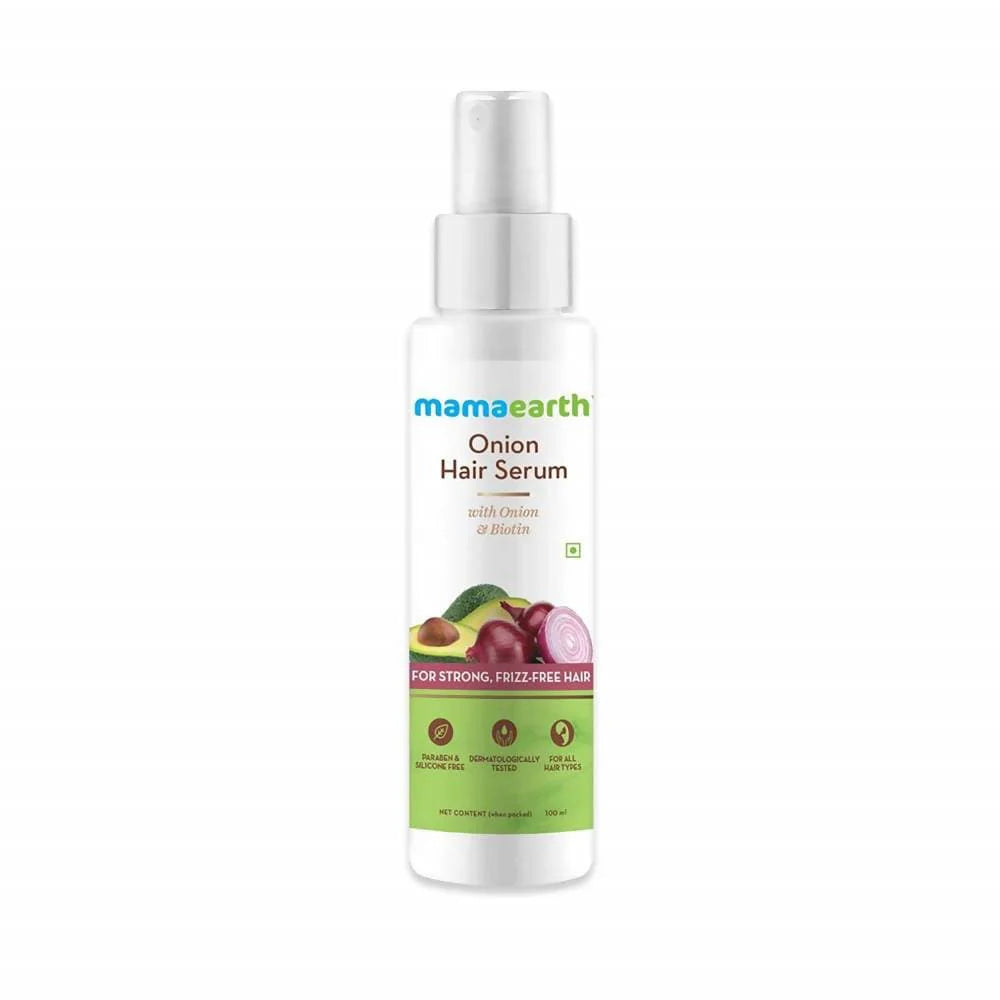 Mamaearth Onion Hair Serum For Strong , Frizz Free Hair -100 ml Mytrendzcart