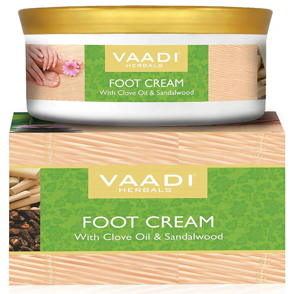 Vaadi Herbals Foot Cream With Clove Oil & Sandalwood -30 ml Mytrendzcart