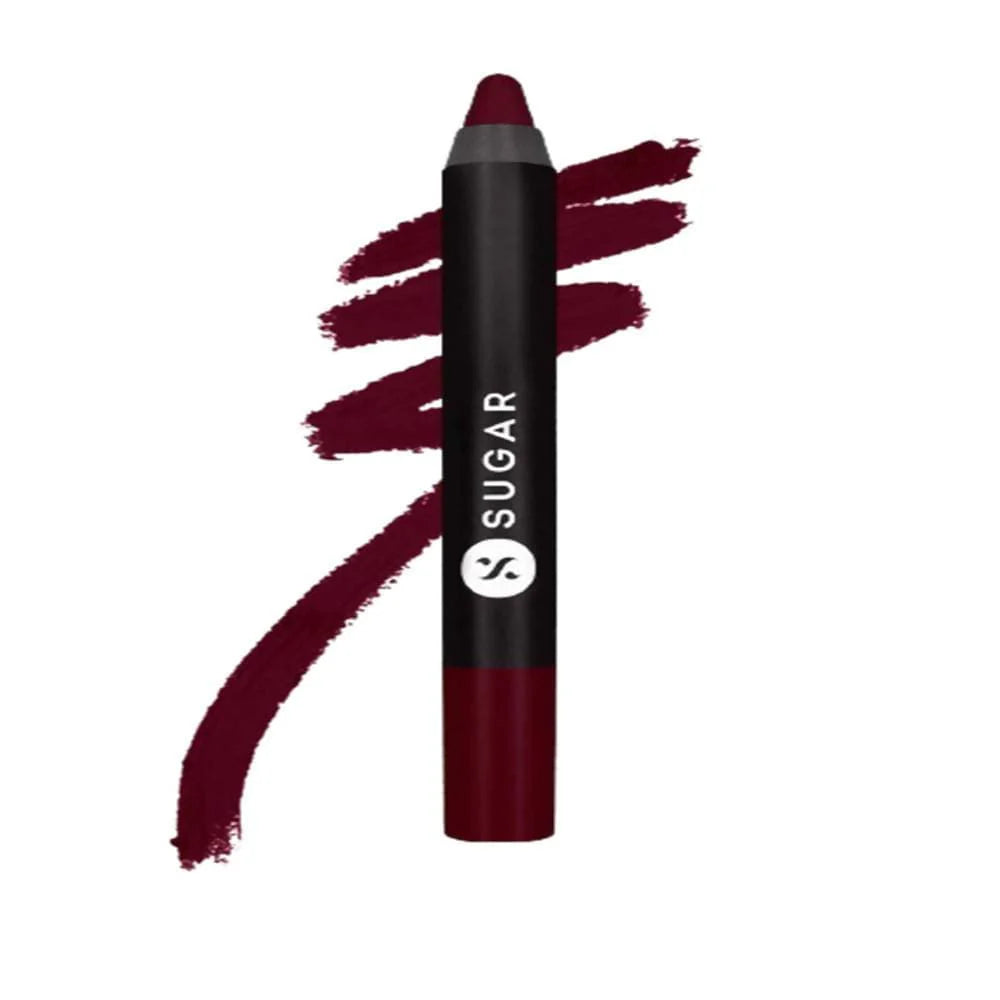 Sugar Matte As Hell Crayon Lipstick - Rachel Berry (Deep Berry) Mytrendzcart