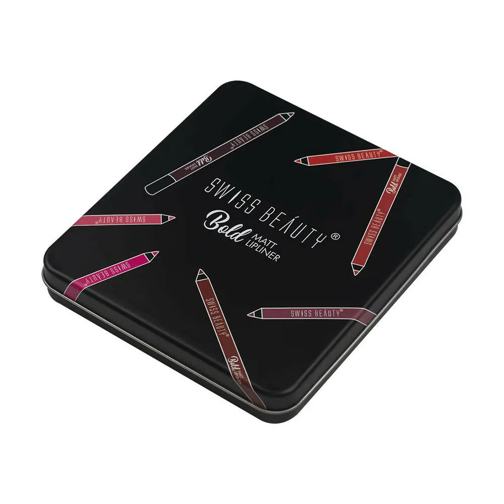 Swiss Beauty Bold Matt Lip Liner Set -1.6 gm - Set of 12 Mytrendzcart