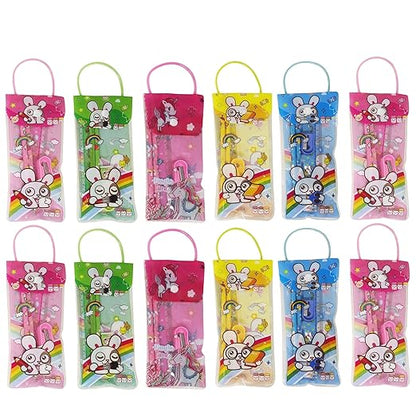 PARTEET Mix Stationery Kit Set in a Fancy Bag for Kids (Pack of 12) Mytrendzcart