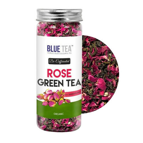 Blue Tea Organic Rose Green Tea -100 gm Mytrendzcart