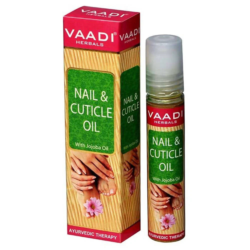 Vaadi Herbals Nail and Cuticle Oil with Jojoba Oil -10 ml Mytrendzcart