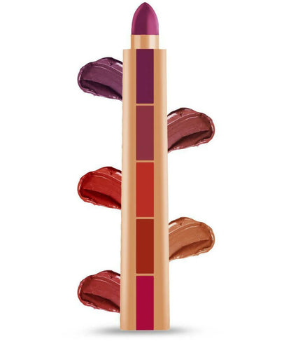 Favon Angel Rose 5in1 Multicolor Lipstick(G) -5 gm Mytrendzcart