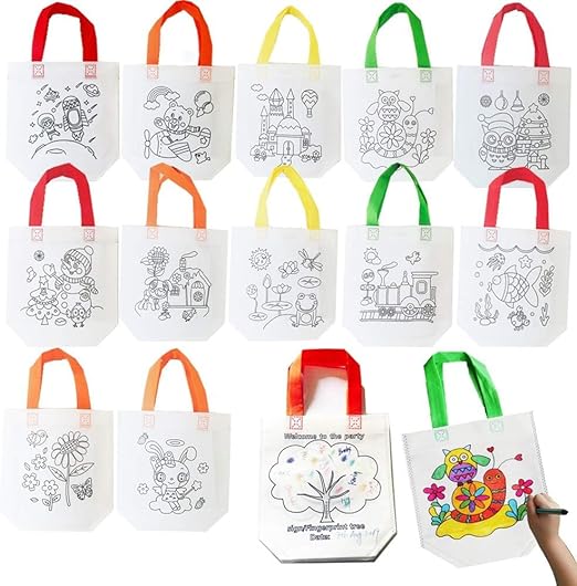 SNAPTRON DIY Return Gifts For Kids Birthday - 10Pcs Return Gift Bags For Kids Birthday/Best Goody Bags For Party/Birthday Return Gifts For Kids Bulk Items/Goodies Bag Children 4 5 6 7 8 Years Old Mytrendzcart