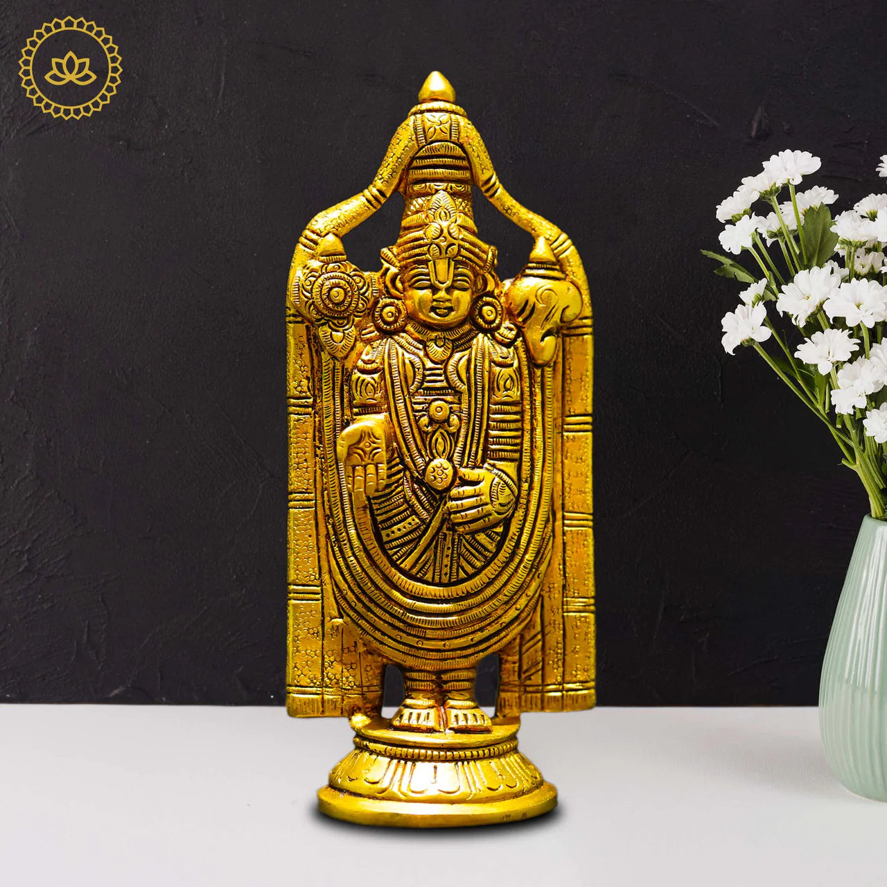 Brass Venkatramana Statue - Divine Blessings for Homes Mytrendzcart