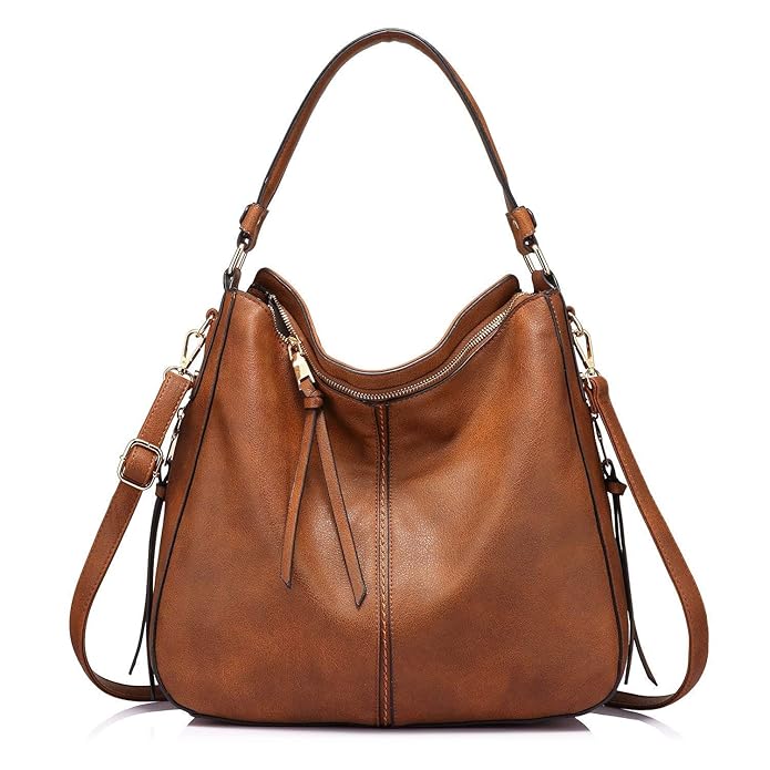 INOVERA (LABEL) Women Inovera Faux Leather Handbags Shoulder Hobo Bag Ladies Big Purse With Long Strap - Mytrendzcart