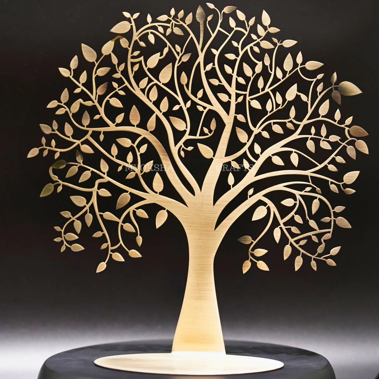 Brass Tree with Stand - Divine Symbol of Growth and Harmony Mytrendzcart