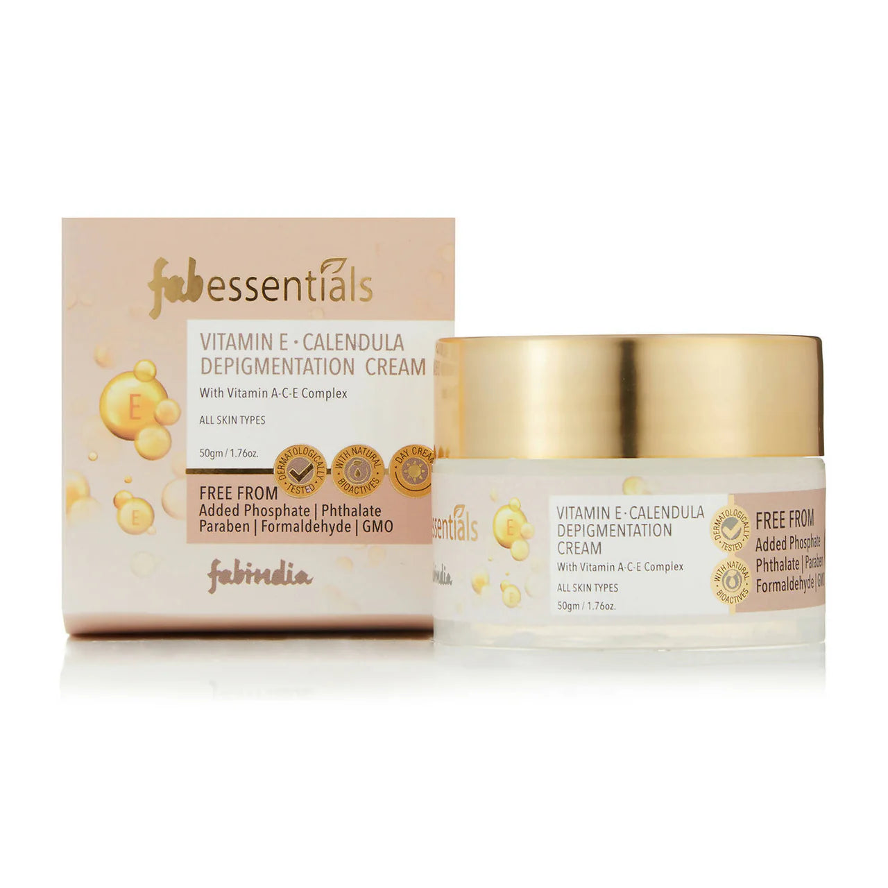 Fabessentials Vitamin E Calendula Depigmentation Cream -50 gm Mytrendzcart