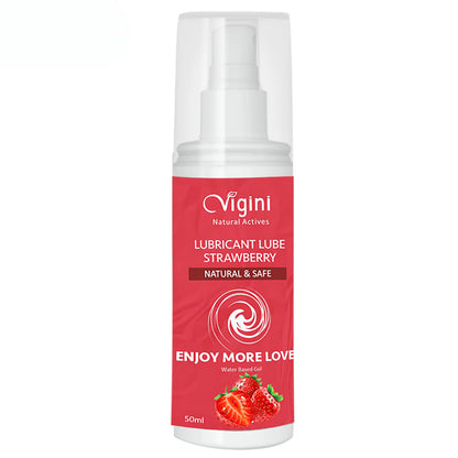 Vigini Intimate Strawberry Lubricant Personal Lube Water Based Gel -50 ml Mytrendzcart