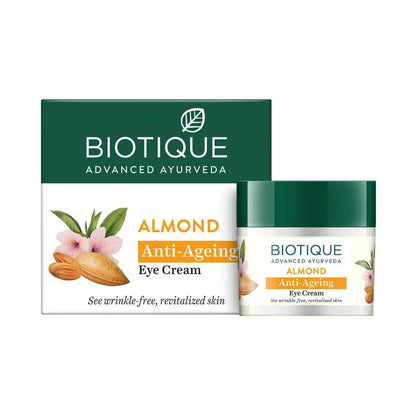 Biotique Bio Almond Soothing And Nourishing Eye Cream Mytrendzcart