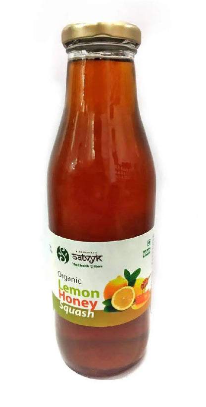 Siddhagiri's Satvyk Organic Lemon Honey Squash -500 ml Mytrendzcart