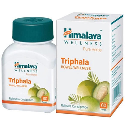 Himalaya Wellness Pure Herbs Triphala Bowel Wellness -60 tabs - Pack of 1 Mytrendzcart