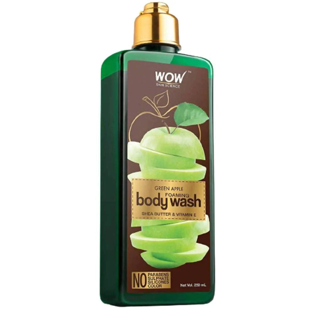 Wow Skin Science Green Apple Foaming Body Wash Mytrendzcart