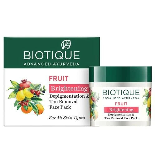 Biotique Bio Fruit Whitening & Depigmentation & Tan Removal Face Pack Mytrendzcart