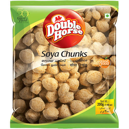 Double Horse Soya Chunks -200 gm Mytrendzcart