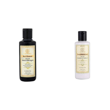 Khadi Natural Hair Cleanser And Herbal Moisturizer Combo -Combo Pack Mytrendzcart