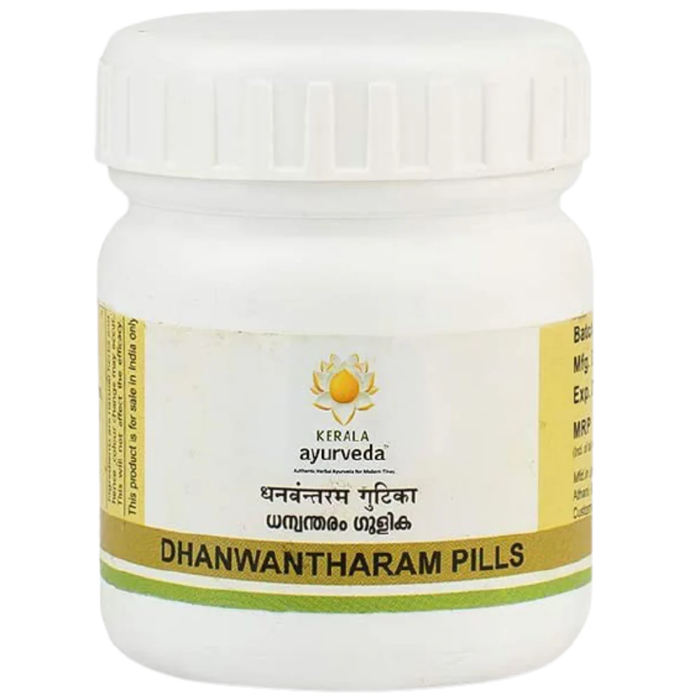 Kerala Ayurveda Dhanwantharam Gulika / Pills -50 Tabs Mytrendzcart