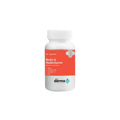 The Derma Co Biotin & Multivitamin for Hair Growth -30 caps Mytrendzcart