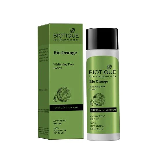 Biotique Bio Orange Whitening Face Lotion For Men 120 Ml Mytrendzcart