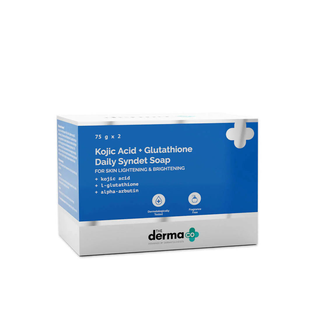 The Derma Co Kojic Acid Syndet Soap with Glutathione -75 gm - set of 2 Mytrendzcart