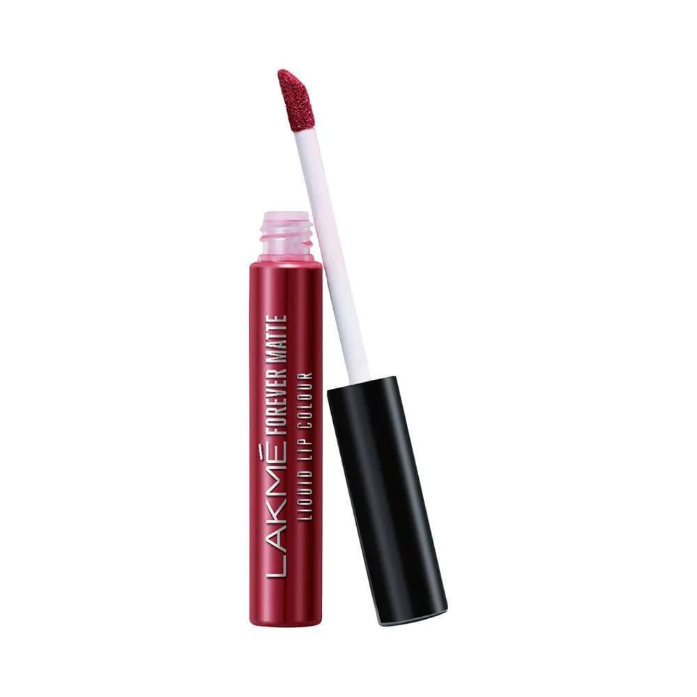 Lakme Forever Matte Liquid Lip Colour - Crimson Rose Mytrendzcart