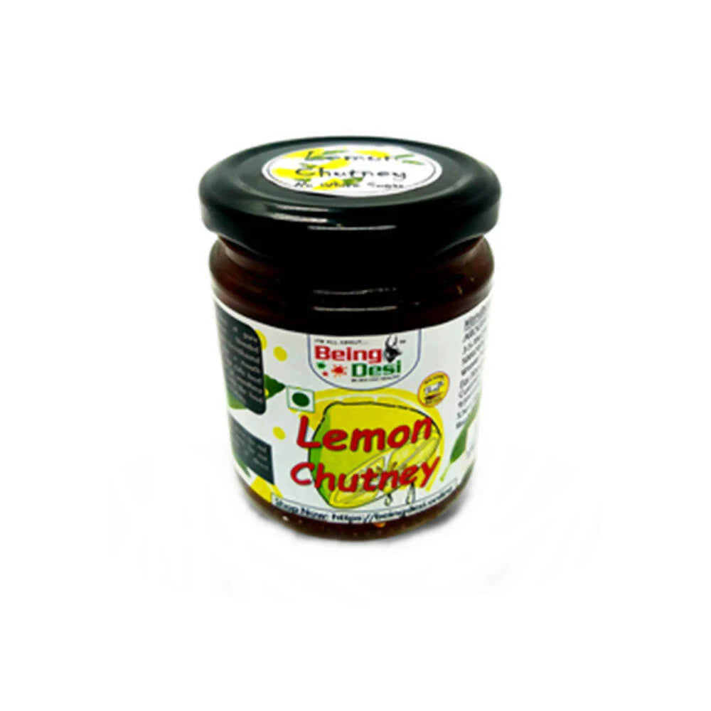 Being Desi Lemon Chutney (Zero White Refined Sugar) -250 gm Mytrendzcart