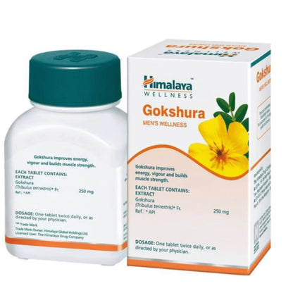 Himalaya Wellness Pure Herbs Gokshura Men's Wellness -Pack of 1 - 60 tabs Mytrendzcart