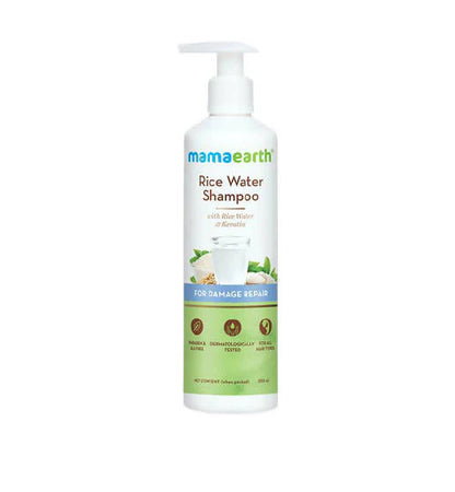 Mamaearth Rice Water Shampoo with Rice Water & Keratin -250 ml Mytrendzcart