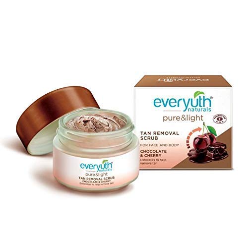 Everyuth Naturals Chocolate And Cherry Tan Removal Scrub -50 gm Mytrendzcart