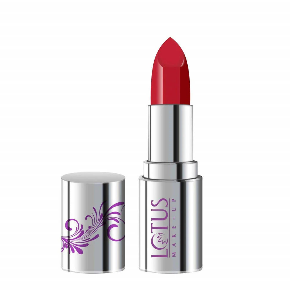 Lotus Makeup Ecostay Butter Matte Lip Colour - Tangy Red (4 Gm) -4 Gm Mytrendzcart