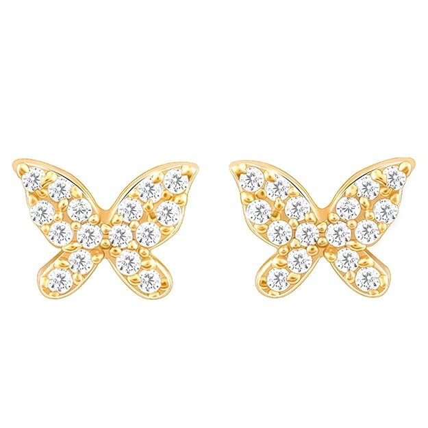 GIVA 925 Silver Beatiful Butterfly Studs Earrings | Gifts for Girlfriend | Gifts for Women & Girls Mytrendzcart