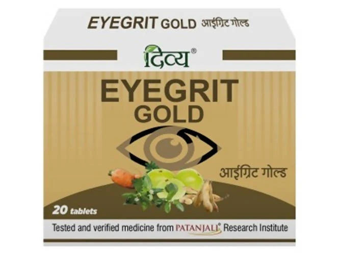 Patanjali Eyegrit Gold Tabs -20 tabs - Pack of 1 Mytrendzcart