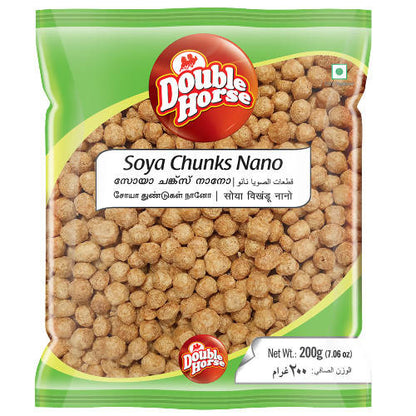 Double Horse Soya Chunks Nano -200 gm Mytrendzcart