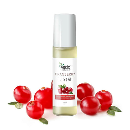 Vedic Naturals Cranberry Lip Oil -10 ml Mytrendzcart