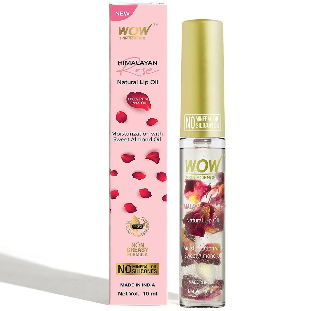 Wow Skin Science Himalayan Rose Lip Oil -10 ml Mytrendzcart