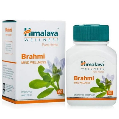 Himalaya Wellness Pure Herbs Brahmi Mind Wellness -Pack of 1 - 60 tabs Mytrendzcart