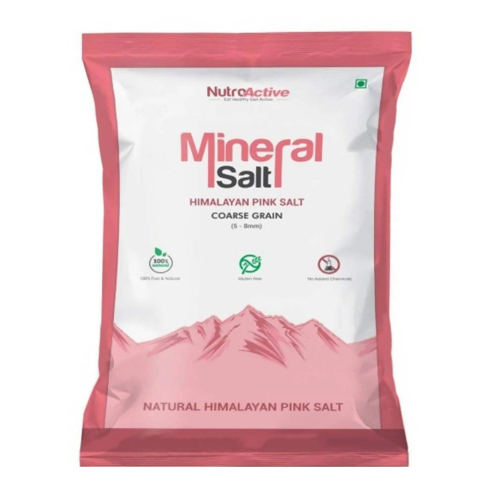 NutroActive Mineral Salt Himalayan Pink Salt Coarse Grain -1 kg Mytrendzcart