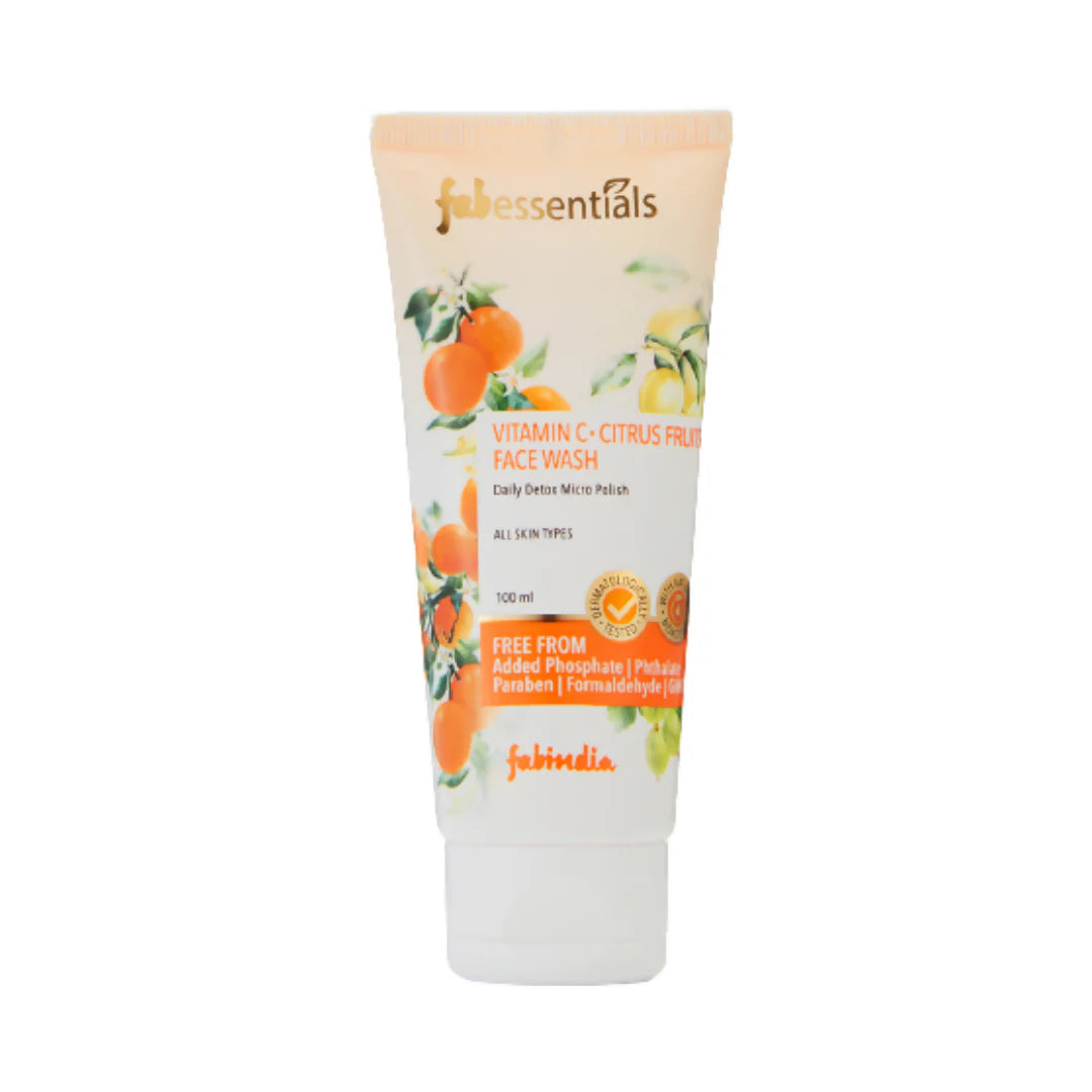 Fabessentials Vitamin C Citrus Fruits Face Wash -100 ml Mytrendzcart