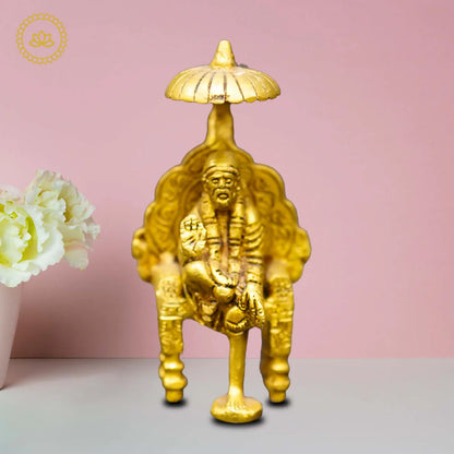 Brass Simhasan Sai Baba: A Divine Treasure for Your Homes Mytrendzcart