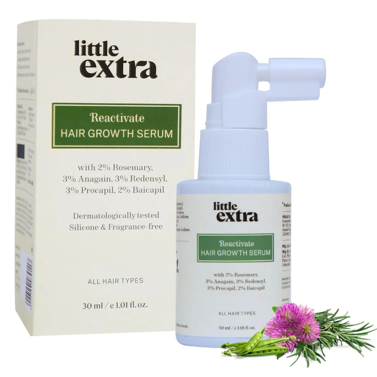 Little Extra Reactivate Hair Growth Serum -30 ml Mytrendzcart