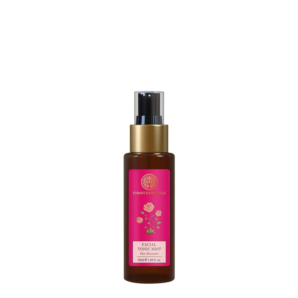 Forest Essentials Facial Tonic Mist Pure Rosewater -50ml Mytrendzcart