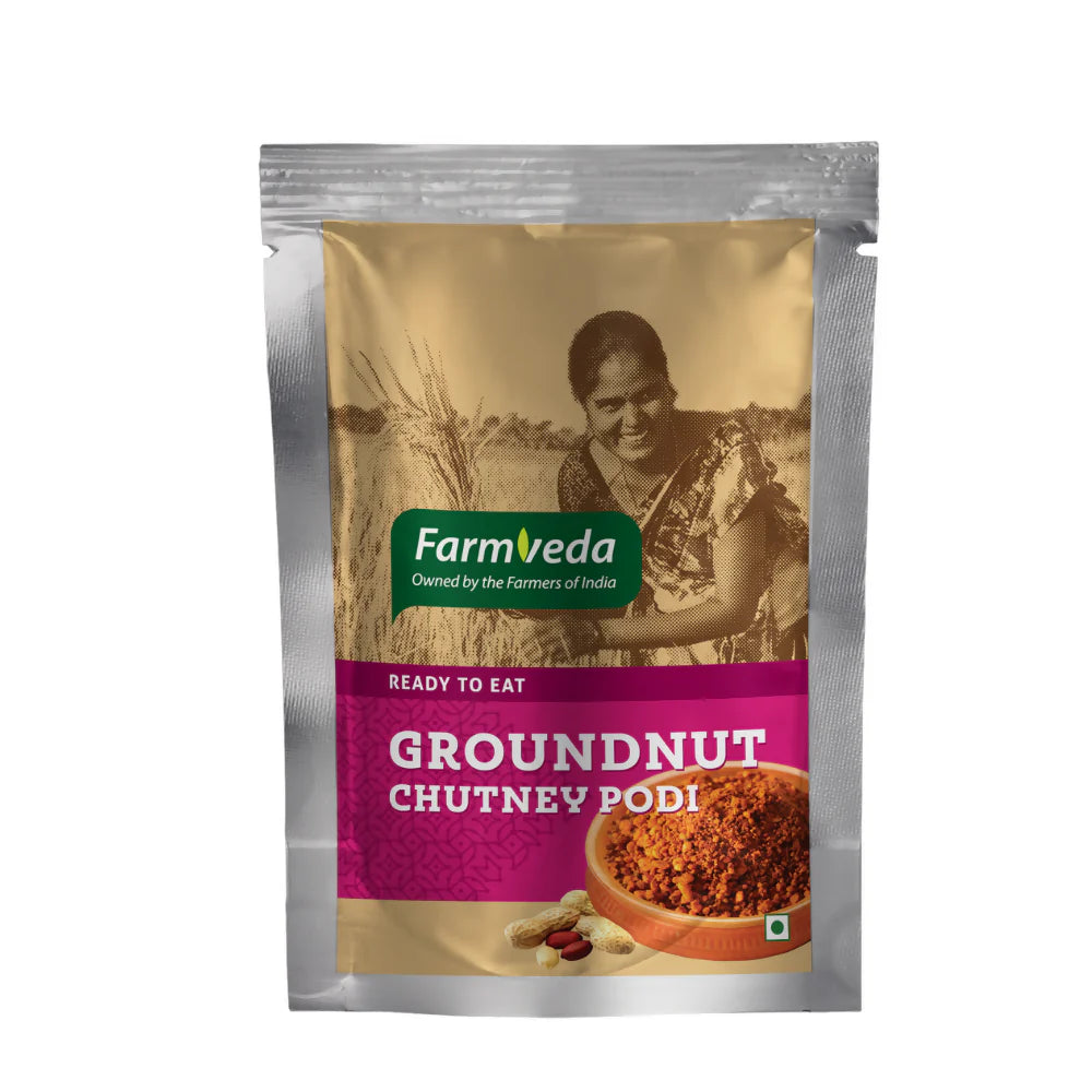 Farmveda Ready To Eat- Groundnut Chutney Podi -100 gm - Pack of 2 Mytrendzcart