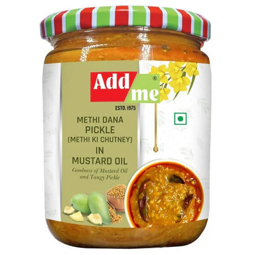 Add Me Methi Dana Pickle ( Methi Ki Chutney ) In Mustard Oil -500 gm Mytrendzcart