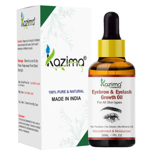 Kazima Eyebrow & Eyelash Growth Oil -30 ml Mytrendzcart