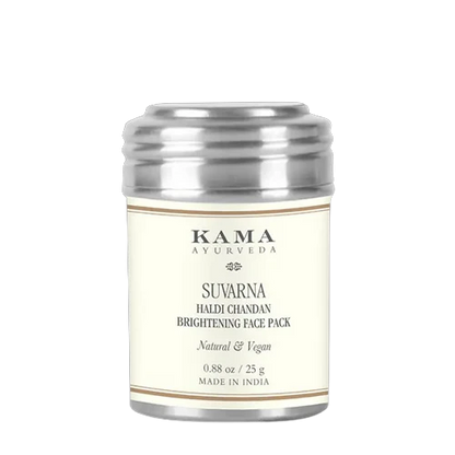 Kama Ayurveda Suvarna Haldi Chandan Brightening Face Pack -25 gm Mytrendzcart