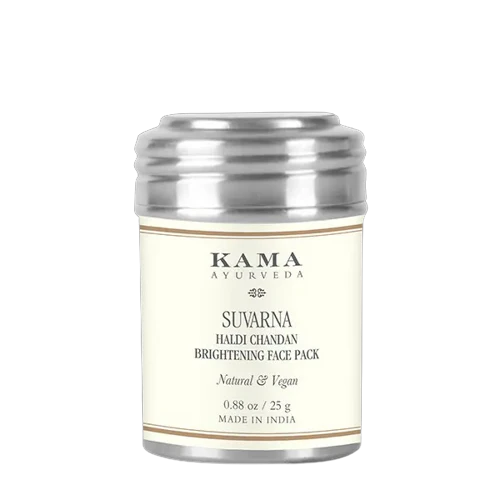 Kama Ayurveda Suvarna Haldi Chandan Brightening Face Pack -25 gm Mytrendzcart