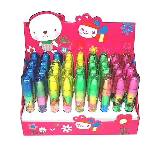 Parteet Stacking Pen Type Erasers For Kids - Pack Of 36 Mytrendzcart